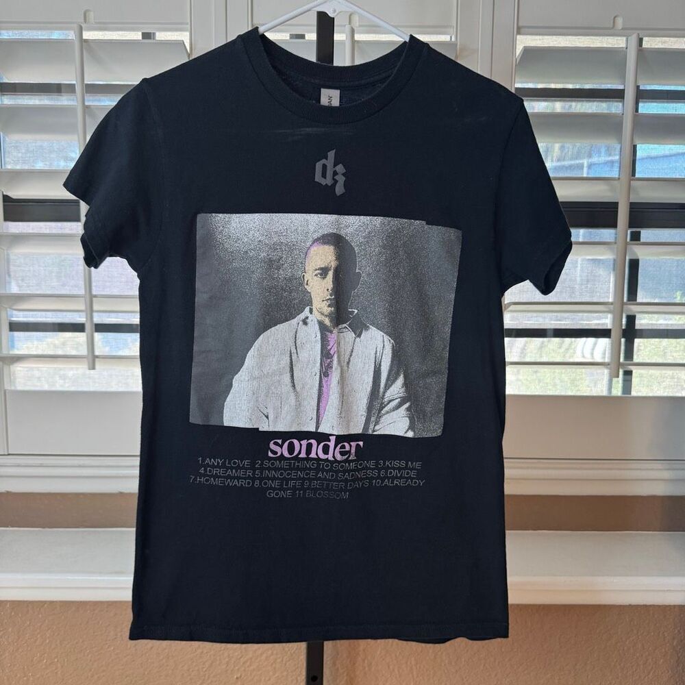 Dermot Kennedy Sonder Album Track List Black Shirt Size Small Indie Folk Rock